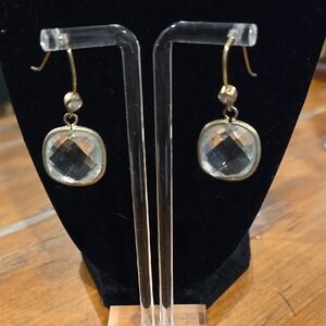Crystal Quartz Vermeil Earrings